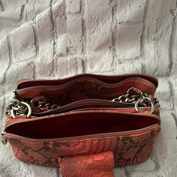 🔵LIKE NEW Henri Bendel Coral Snake Bag - Picture 12 of 13